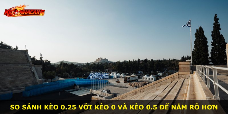 So sánh kèo 0.25 với kèo 0 và kèo 0.5 để nắm rõ hơn